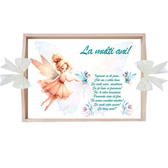 Set tava pentru taiere mot/turta, model Tip Zana, ivoire, 6 piese, 35x20 cm, Recostore®, REC1967/319