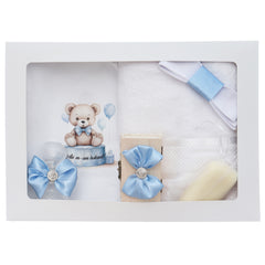 Trusou botez cu ursulet cu baloane, 7 piese, Recostore®, REC5012/34