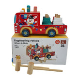 Joc educativ din lemn, multifunctional, 27.5cm x 15cm x 15cm, REC2829