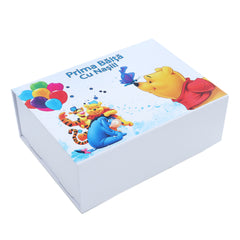 Set prima baita dupa botez cu nasii, body, prosop si saculet cu mirodenii, Winnie The Pooh, REC2559