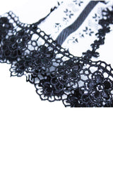 Costum popular, Negru, bluza, fusta cu fota aplicata, vesta, brau, pentru fetite, REC7