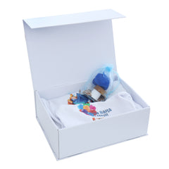 Set prima baita dupa botez cu nasii, body, prosop si saculet cu mirodenii, Winnie The Pooh, REC2559