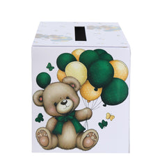 Cutie pentru strans darul la evenimente, model tip Ursulet, 28x20x23 cm, Recostore®, REC3067