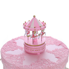 Cutie transport trusou, model Carusel, roz, REC3001