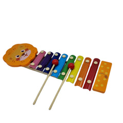 Jucarie Xilofon din lemn, tip leu, REC2771