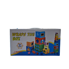 Joc educativ din lemn, multifunctional, dimensiune 27cm x 15cm x 15cm, REC2847