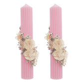 Set lumanari elegante pentru nunta/cununie, 2 bucati, REC5001/40