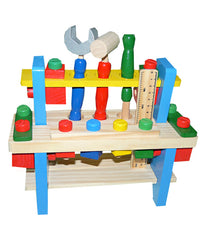 Joc educativ din lemn, banc de lucru, dimensiune 27 cm x 12 cm x 22 cm, REC2854