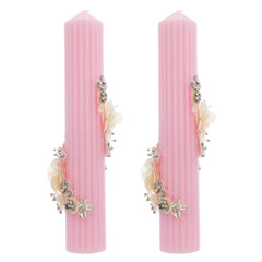 Set lumanari elegante pentru nunta/cununie, 2 bucati, REC5001/40