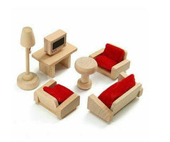 Mobilier din lemn pentru casuta papusilor, REC2858