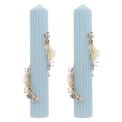 Set lumanari elegante pentru nunta/cununie, 2 bucati, REC5001/41