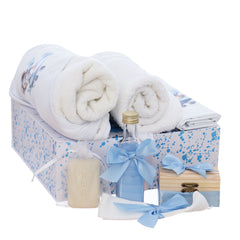 Trusou pentru botez, 8 piese, Model cu Ursuletul aviator, bleu, Recostore®, REC3076