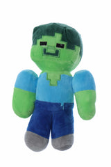 Set 2 jucarii de plus Minecraft Zombie-Steve, dimensiune 25 cm, REC2987
