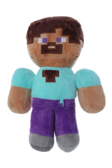 Set 2 jucarii de plus Minecraft Zombie-Steve, dimensiune 25 cm, REC2987