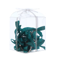 Marturii cruciulite pentru botez, set 20 bucati, funda verde menta, REC1968/61