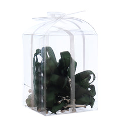 Marturii cruciulite pentru botez, set 20 bucati, funda verde, REC1968/62