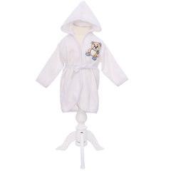 Set prima baita cu nasii, halat, prosop, saculet mirodenii si manusa, model cu Ursulet, REC3279