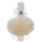 Lumanare botez, ingeras, 30x5.5 cm, ivoire, Recostore®, REC5004/6