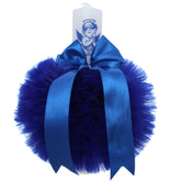 Lumanare botez, ingeras albastru electric, 30x5.5 cm, REC5004/32