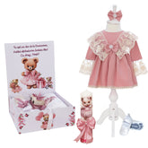 Set botez fete personalizat cu Ursulet, REC3227