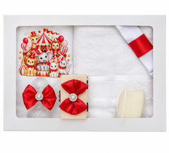 Set trusou botez tematica circ, lumanare si trusou, 8 piese, Recostore® REC5013/22