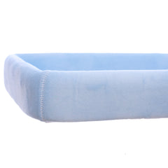 Tava mot aniversare 1 an la baieti, Ursulet astronaut, catifea bleu, 7 piese, 34x25 cm, REC5011/11