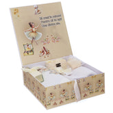 Trusou cu balerina pentru botez, 8 piese, ivoire, REC3272