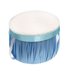 Cutie transport trusou alb-bleu, 30x25 cm, REC1249