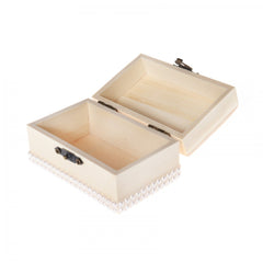 Cutiuta cufar pentru prima suvita, handmade, rosu,10x5x5 cm, Recostore, REC1806