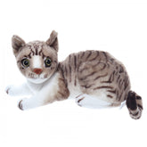 Jucarie de plus, Pisica multicolor cu sunet, 15x27x11 cm, Recostore, REC2313