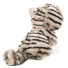 Jucarie de plus, Pisicuta gri, Recostore, 13x25 cm, REC1041