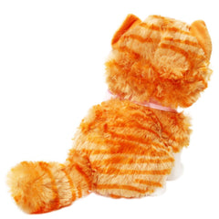 Jucarie de plus, pisicuta, portocaliu, Recostore, 15x28 cm, REC1008