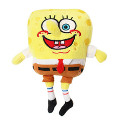 Jucarie de plus, SponceBob pantaloni patrati, galben, Recostore, 12x20 cm, REC1040