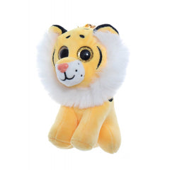 Jucarie de plus tip breloc, Tigru, 12 cm, Recostore, REC2323