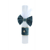 Lumanare pentru botez de baieti, Micul print, Verde smarald, 35x6 cm, Recostore, REC2286