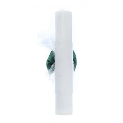 Lumanare pentru botez de baieti, Micul Printisor, verde, 35x6 cm, REC2435