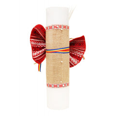 Lumanare traditionala pentru botez, 35x7 cm, REC1319