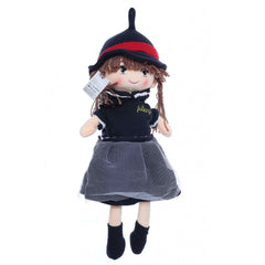 Papusa de plus cu rugaciune, bleumarin, 45 cm, Recostore, REC2342