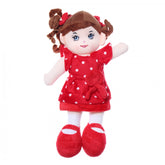 Papusa de plus cu rugaciune, "Ingerasul", 38 cm, rosu, Recostore, REC2095