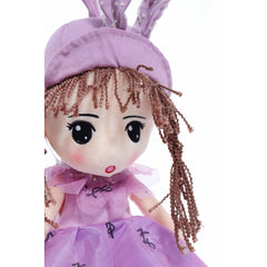 Papusa de plus cu rugaciune, lila, 45 cm, Recostore, REC2334