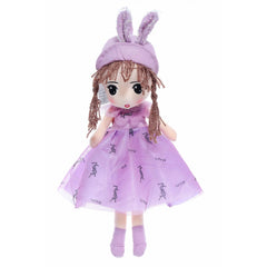 Papusa de plus cu rugaciune, lila, 45 cm, Recostore, REC2334