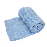 Paturica groasa pentru bebelusi, albastru, 120x100 cm, Recostore,REC1644