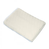 Paturica tricotata dublata pentru bebelusi, acril-cocolino, ivoire, 75x75 cm, Recostore, REC1656