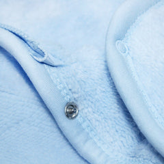 Portbebe gros pentru bebelusi, cu botosei si caciulita, albastru, cocolino, Recostore, REC1643