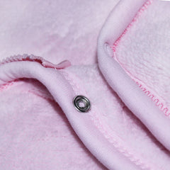 Portbebe gros pentru bebelusi, cu botosei si caciulita, roz, cocolino, Recostore, REC1641