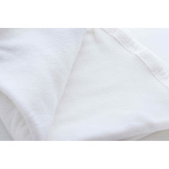 Prosop alb-crem "Prima baita cu nasii" cu capison pentru bebelusi, 75x75 cm, REC2450