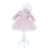 Rochita roz pentru botez de fetite, 2 piese, Recostore, REC2371