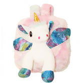 Rucsac rainbow pentru gradinita cu unicorn atasat, 30x30 cm, REC1547