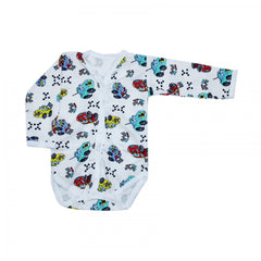 Set 3 body-uri colorate din 100% bumbac pentru bebelusi, Recostore, REC1676