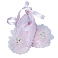 Set complet pentru botez, bebe fete, lumanare roz pudrat cu bebe printesa, trusou tip landou brodat cu mesajul "Azi m-am crestinat", 6 piese, rochie compusa din 4 piese, REC1309